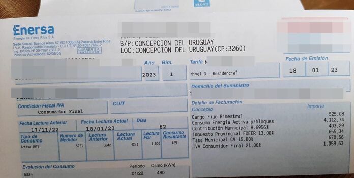 boleta luz energia enersa