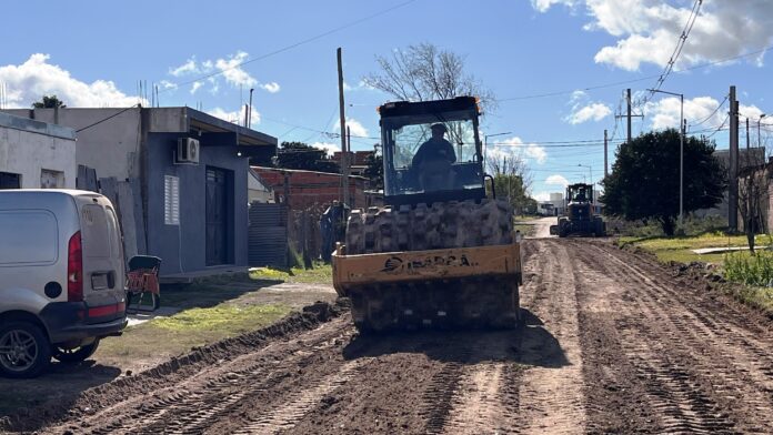 Arreglo calle tierra Barrio La Unión