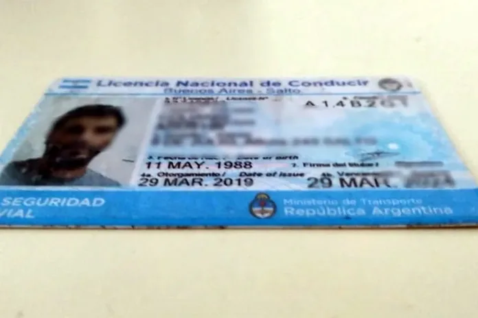 licencia de conducir